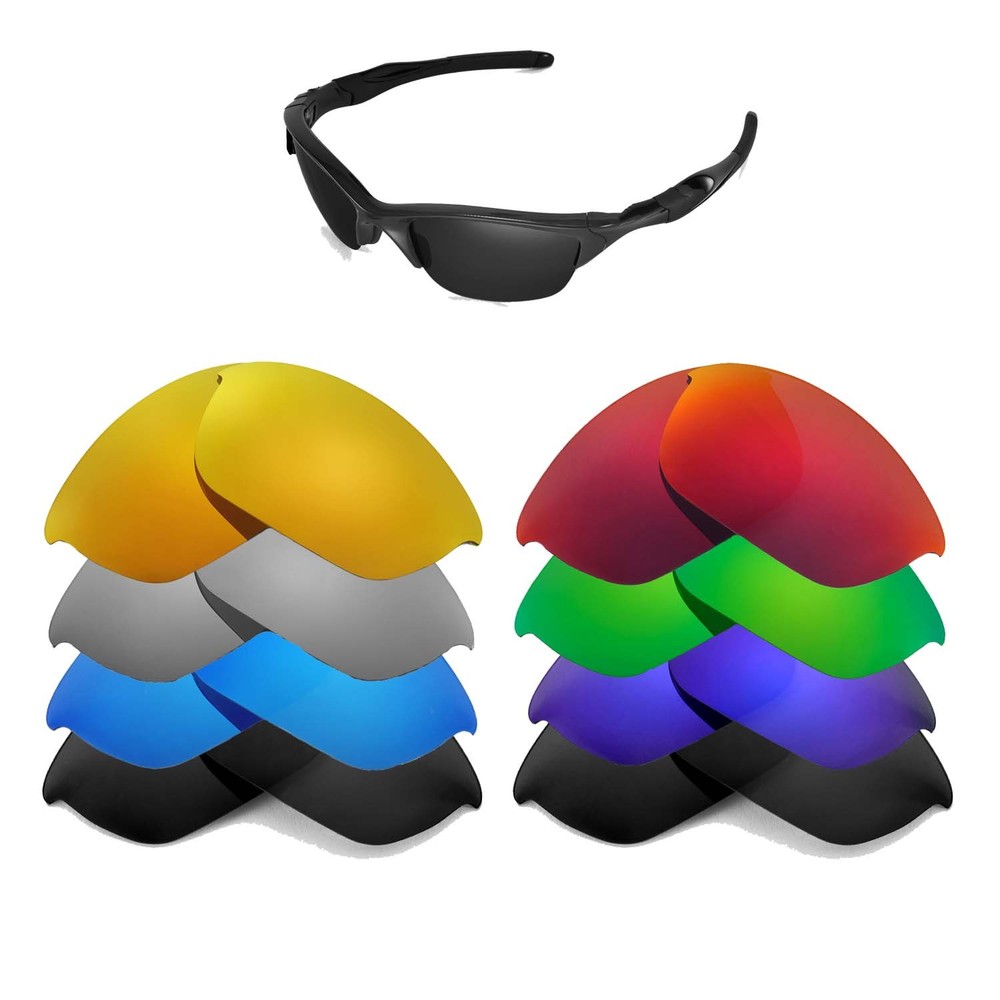 Walleva Replacement Lenses for Oakley Half Jacket 2.0 – Multiple Options
