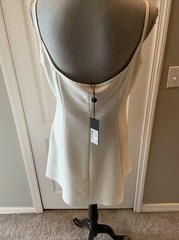 gianni bini Ladies Ivory Silver Bows Dress Size 10