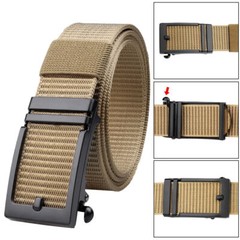 Mens Ratchet Belt Nylon Web Belts for with Automatic Slide Buckle Tactical belt