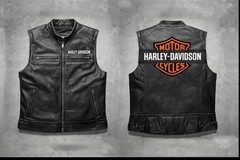 Men’s Passing Link Leather Vest, Men’s Biker Vest, Vest For Bikers.