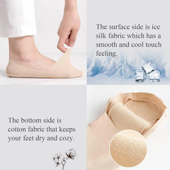 8 Pairs Thin No Show Socks Womens Summer Low Cut Liner Non Slip Invisible Socks