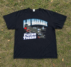 New P-40 Warhawk Flying Tigers Design T-Shirt S-4XL
