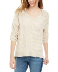 MSRP $65 American Rag Juniors’ Multi-Stitch Hoodie Beige Size XXS