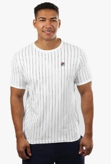Fila Men’s Guillo Tee White/Peacoat, Vintage Soccer Style, LARGE 🎈FREE SHIP🎈