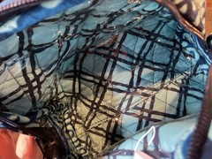 NWT~ Vera Bradley Cuban Tiles Medium Zip Cosmetic Bag