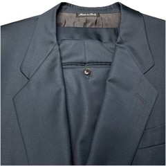 90s Pal Zileri Loro Piana Suit 2 Piece 42L (36×33 Cuffed) 2B0V Triple Pleated