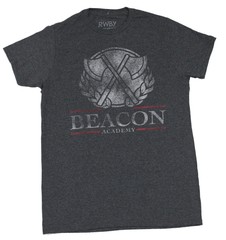 RWBY Adult New T-Shirt – Beacon Academy Distressed Logo Pic