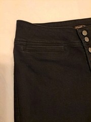J. McLaughlin Oaks Jean BLACK SZ 10 Excellent Condition Returns Accepted