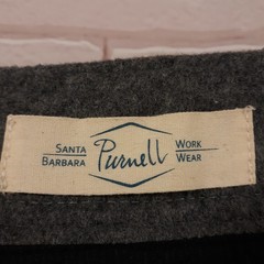 Purnell Wool Blend Zip-Up A-Line Mini Skirt Womens Size 8 Waist 34 Gray
