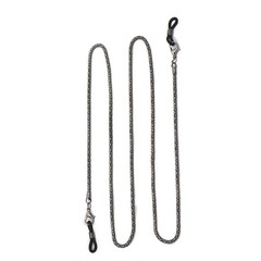 70cm/27inches Black Non-slip Metal Glasses Chain Sunglasses Lanyard Mask Chain