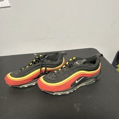 Nike Air Max 97 Men’s Low Top Colorblock Black/Red/Yellow Lace-Up Fair