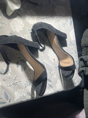 Hannah1 Chunky Heel Black Sandal – Women Open Toe Dress Shoes Top Moda – 9