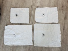 Authentic 4 piece Chanel dust bag storage cover bundle set #159