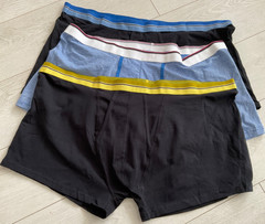 George mens 3 x COTTON boxer shorts size 4XL. NEW. 48-50 in waist