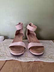 DREAM PAIRS Women’s Open Toe Buckle Ankle Strap Platform Wedge Sandals Size 10
