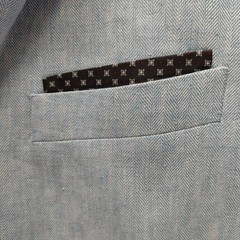 Stafford Linen Cotton Herringbone Sport Coat Blazer 42 To 52 S,R, L Multi Color