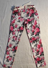 MERKÜR floral print ankle-cropped skinny pants Size 26/ 27 Inches