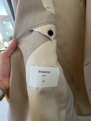 Husbands Paris Tan Cotton Sport Coat Size 54
