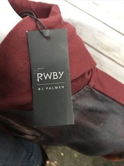 New Anime rwby x rj palmer Beringel Sublimated hoodie M Rooster Teeth Gorilla W2