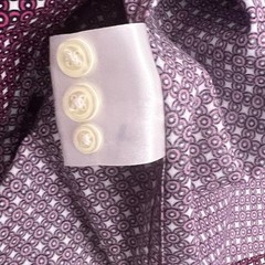 Egara Button Down Shirt Mens XL Burgundy Slim Fit Stretch Non Iron Geometric