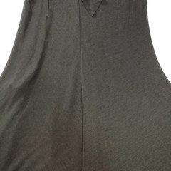 Y’s Wool Dress M Black Unique Asymmetrical Design, Stretch Fabric