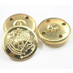 14 Pieces Gold Buttons Set 23Mm 18Mm for Blazers, Suits