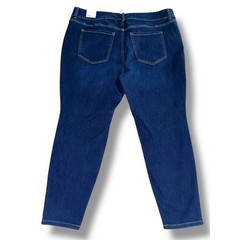 Lane Bryant Tighter Tummy Skinny Jeans Womens 24 High Rise Dark Wash Indigo NEW