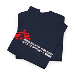 MSF Doctor’s Without Borders Logo White/Grey/Black/Navy T-Shirt S-5XL