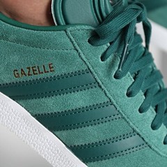 Adidas Originals Gazelle Men’s Soccer Sneakers Athletic Shoe Suede Green #986