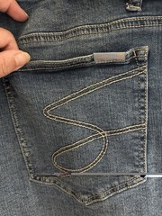 NWOT Ladies Seven7 Denim Cotton Stretch Jean Bib Overall Shorts Size 14