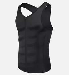 Men Neoprene Sauna Sweat Vest Body Shaper GYM Waist Trainer Fat Burner Shapewear