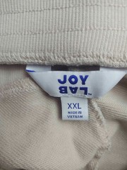 JoyLab Sweatshirt Pants Set Womens Size XXL Beige Fleece Sweatsuit Athleisure