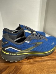 Brooks Ghost 15 Running Shoes Blue Black Neon Yellow 1103931D403 Men’s Size 9.5