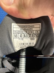 Brooks Ghost 15 Running Shoes Blue Black Neon Yellow 1103931D403 Men’s Size 9.5