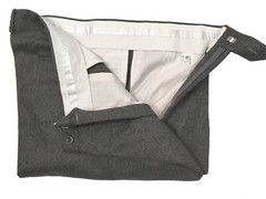 NEW Brioni Dress Pants 38 (36) Gray Heather Heavier Triple Pleated Wool Cashmere