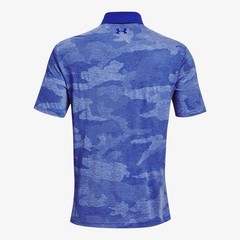 Under Armour Men’s Playoff 2.0 Camo Jacquard Polo In Oxford Blue. Short-Sleeved.
