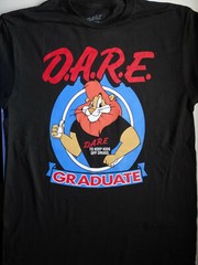 Dare D.A.R.E. Graduate Lion Keeping Kids Off Drugs T-Shirt