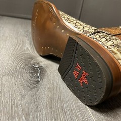 MEN’S RODEO COWBOY ALLIGATOR NECK PRINT WESTERN SQUARE TOE BOOTS MEXICO PRODUCT