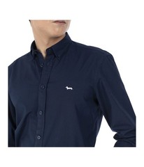 HARMONT & BLAINE – SOLID COLOUR COTTON SHIRT