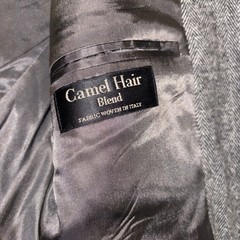 Gianfranco Ruffini Blazer Mens 38S Herringbone Camel Hair Blend Italy Jacket EUC