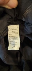 Women’s Activewear Biker Shorts Black XL Solid Nylon/Spandex Hand Wash Only