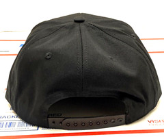 NEW Snap On Tools Hat FLATBILL Baseball Cap Black w/Red Embroidered Logo