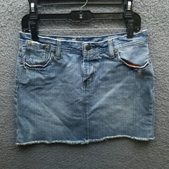 Polo Ralph Lauren 8/29 Vintage Blue Straight & Pencil Jean Skirt 30.75″ 14.25″ “