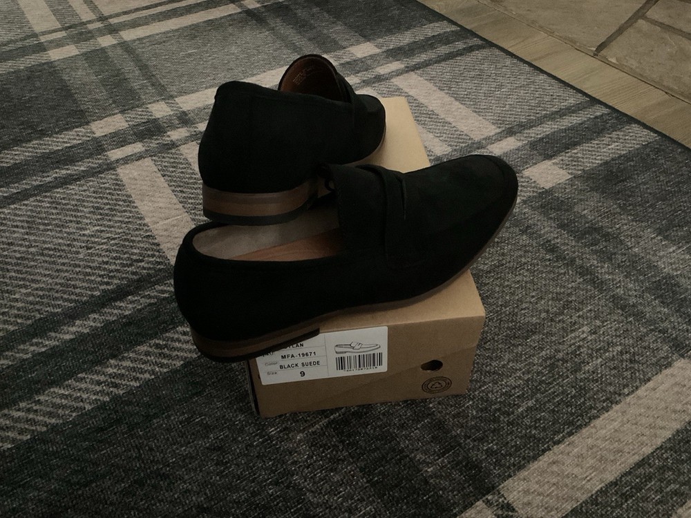 NEW IN BOX FERRO ALDO, DYLAN 19671, BLACK SUEDE, SIZE 9M