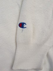 Vintage Champion Southwest State University Sweater V Neck Ivory White XXL USA