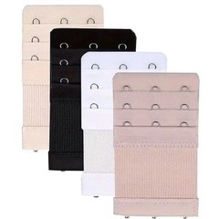 4Pcs Adjustable Bra Extender 4 Hooks with Elastic Underwear Strap Extension