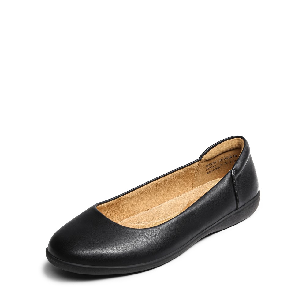 Women Casual Slip On Ballet Flats Close Toe Comfortable Work Flat Shoes