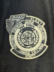 Schott US Navy Patch Black Wool Pea Coat 3XL Korea China Japan Vietnam