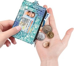 Fintie Zip ID Case Card Holder, Slim Coin Purse Wallet Assorted/Multicolor