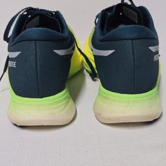 Asics Metaspeed Edge+ color velvet pine green and yellow running shoes size 7